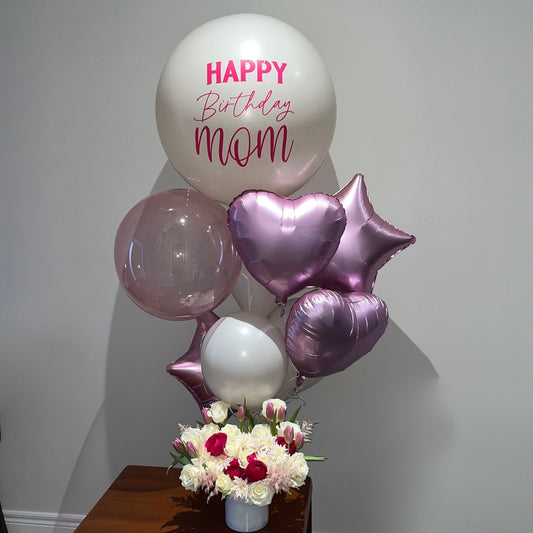 Balloon & Floral Bundle