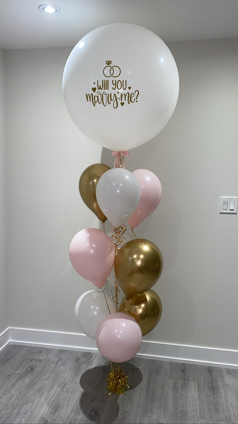 3ft Balloon + Bouquet