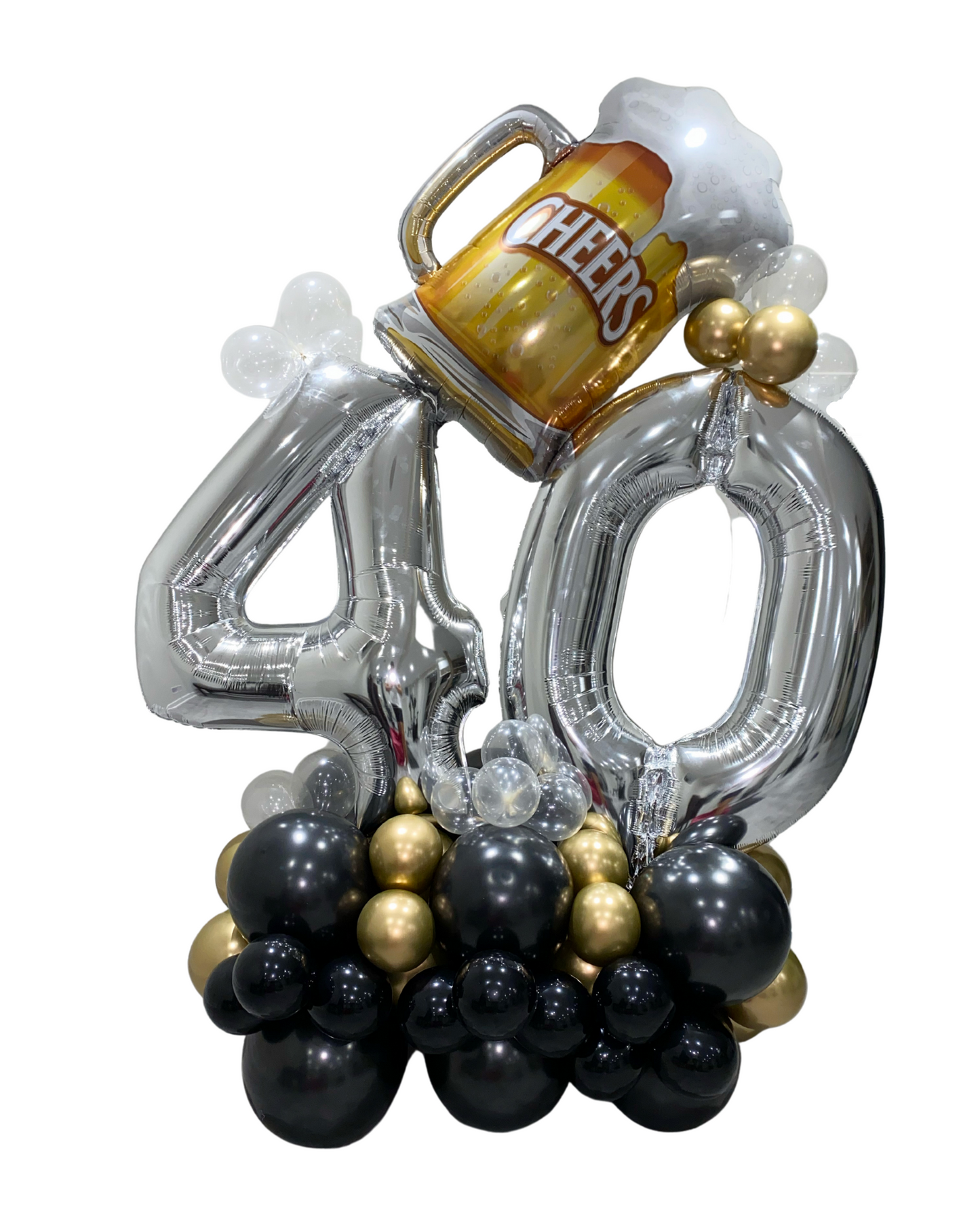 Beer Bottle Balloon Arrangement